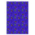 Blue Roller Skate Christmas Wrapping Paper